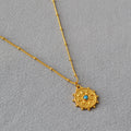 Royal Embossed Pendant Necklace