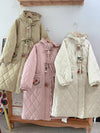 Super Cute Quilted Coat With 3D Decorations