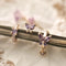 Purple Butterfly CZ Diamond Earrings 3pcs