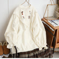 Cute Embroidered Cotton Blouse