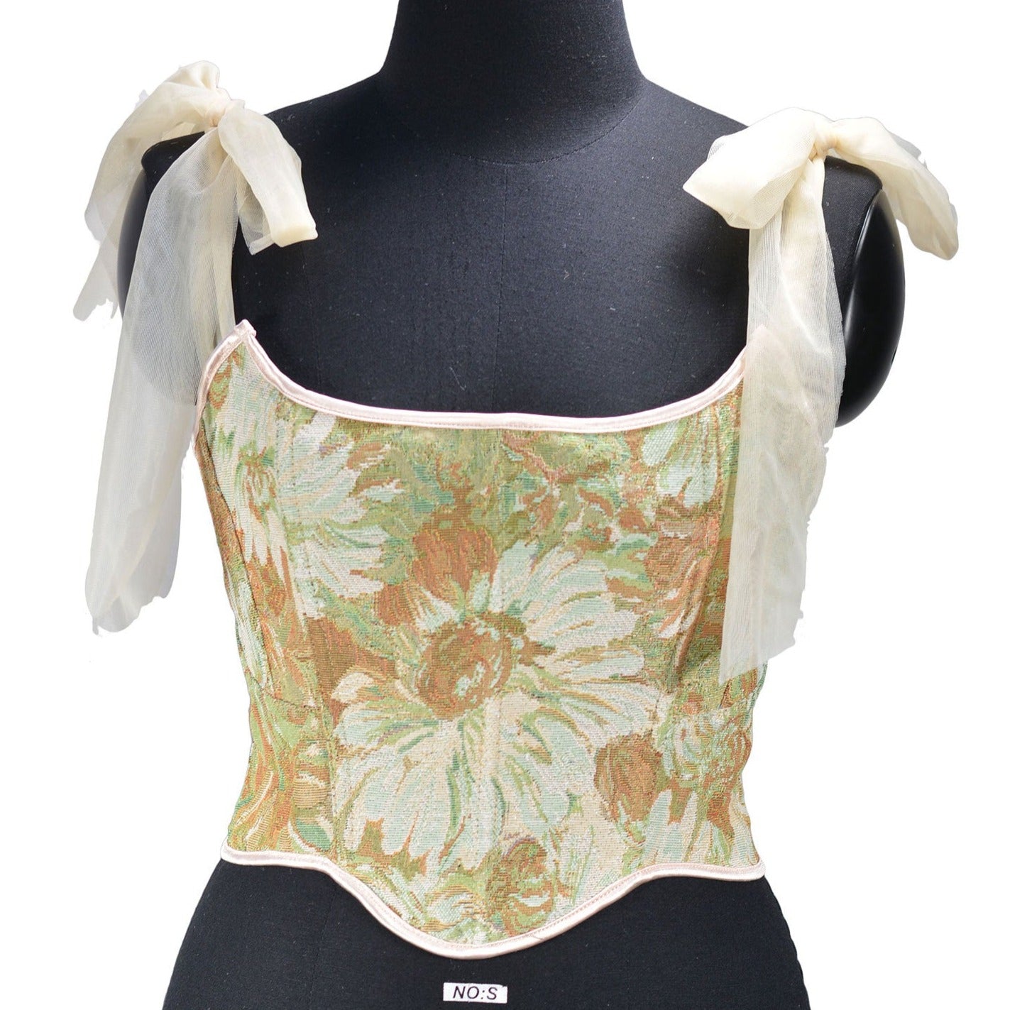 Tulle Irregular Pleated Vest main image 0