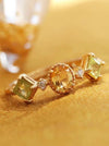 Citrine Open Ring