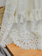 Lace Embroidered Tassel Skirt