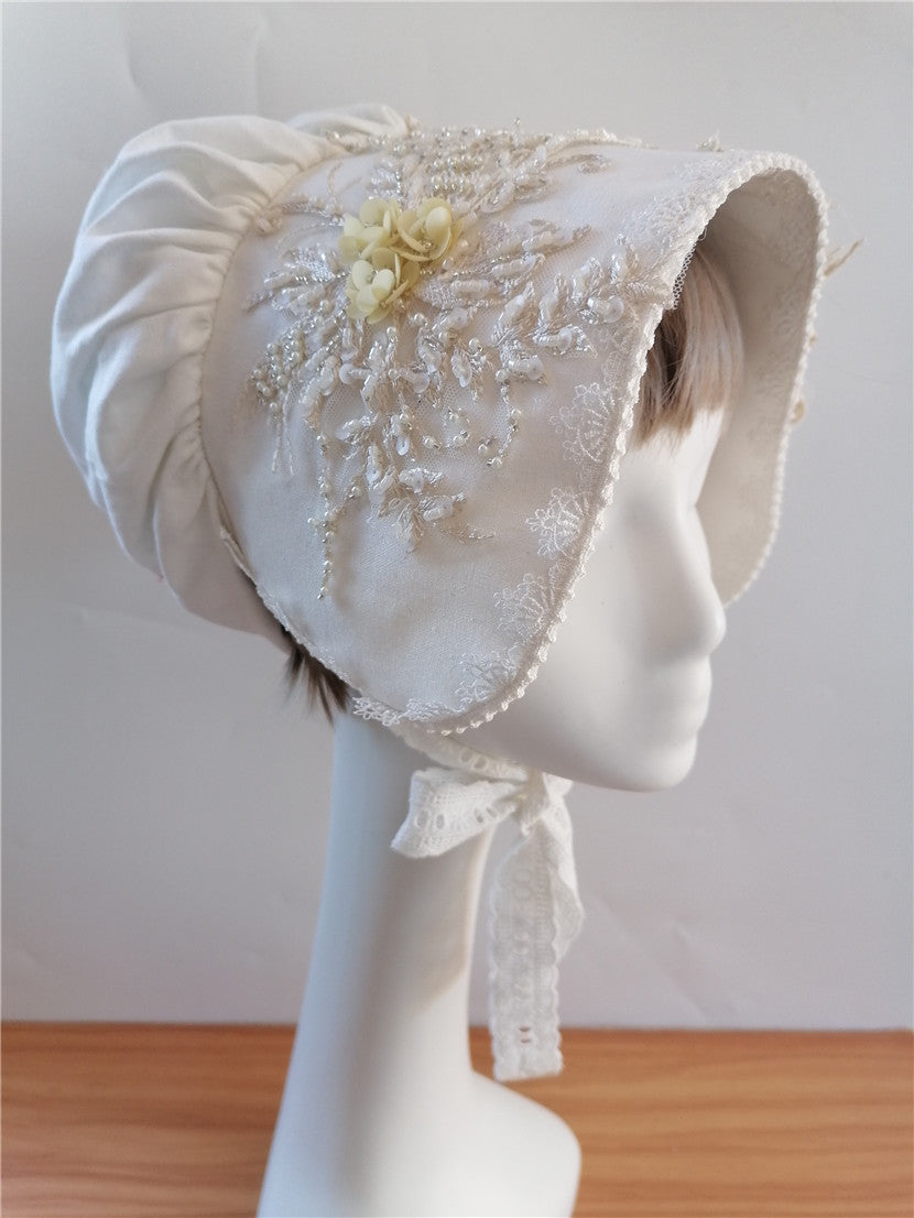 Medieval Floral Bonnet Hat– The Cottagecore