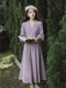 Vintage Style Slim Waist Dress