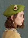 Handmade Avocado Beret