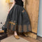 Embroidered Denim Skirt