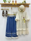 Cute Girly Long T-Shirt Dress