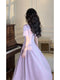 Elegant Soft Purple Dress