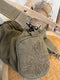 Sturdy Linen Embroidered Bag