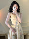Vintage Lace Floral Slip Dress