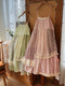 Cute Irregular Design Pinafore Dress