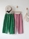 Mushroom Embroidered Crop Pants