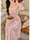 Romantic Pink Slip Dress
