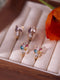 Sparkling Butterfly Ear Clips