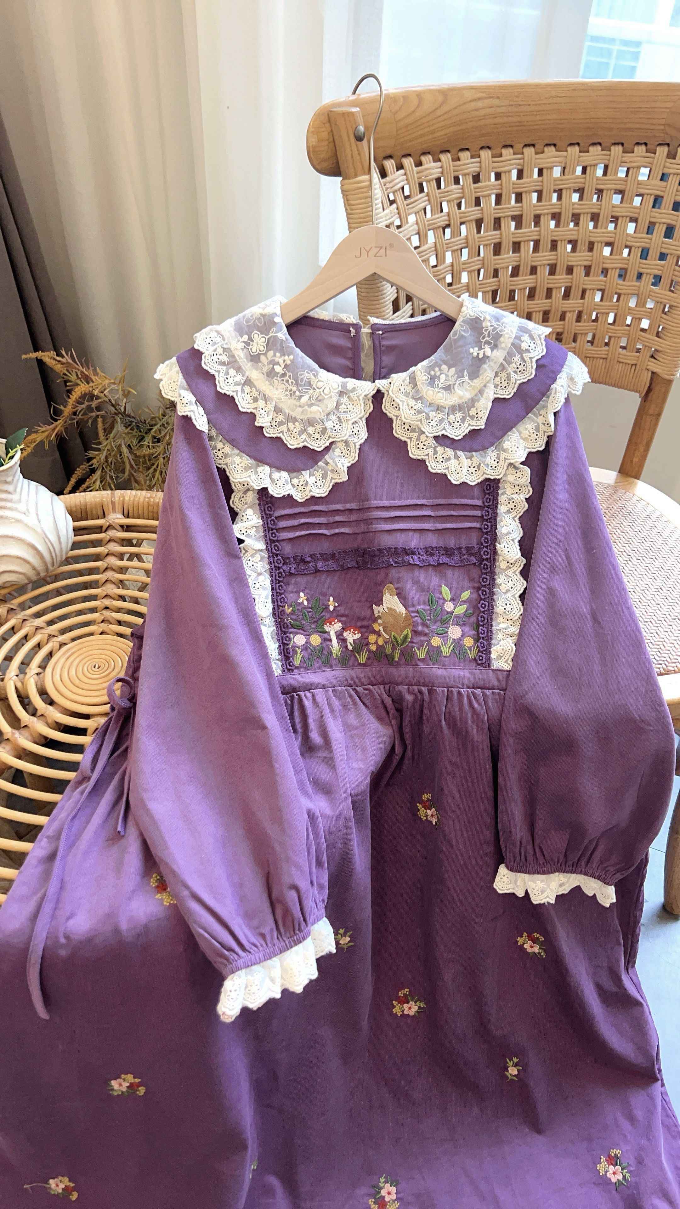 Forestcore Corduroy Dress– The Cottagecore