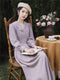 Vintage Style Slim Waist Dress