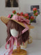 Vintage Flower Bow Hat