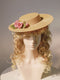 Vintage Flower Flat Hat