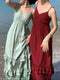 Romantic Built-In Bra Maxi Vacation Dress
