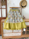 Prairie Style Fake 2pcs Skirt
