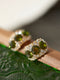 Royal Olivine CZ Diamond Earrings