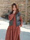 Cotton Plaid Dress