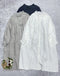 Stand Lace Collar Linen Dress