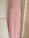 Pleated Maxi Slit Evening Dress