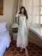 Romantic 3D Embroidered Slip Dress