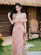 Off Shoulder Cottagecore Dress