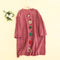 Cute 3D Decorations Long Cardigan