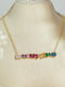 Colorful CZ Diamonds Necklace