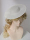 Solid Color Fascinator Hat