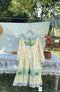 Mori Girl Cute Embroidered Drawstring Dress