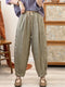 Plain Linen Pants