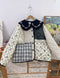 Cute Patchwork Quilted Coat