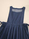 Denim Pinafore Dress