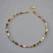 Natural Stones Pearl Patchwork Necklace / Bracelet