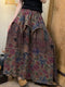 Cotton Torn Patchwork Skirt