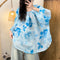 Floral Ramie 2 Way Oversized Shirt