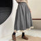 Lace Hem Tweed Skirt