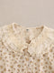 Lace Collar Floral Blouse