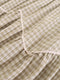 Cotton Plaid Skirt