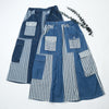 Patchwork Denim Skirt