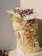 Lolita Beige Lace Up Party Hat