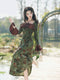 Halter Neck Ruffled Floral Dress