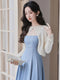 Elegant Cardigan + Dress 2pcs Set