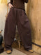 Loose Fleece Lined Pants