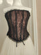 Lace Tube Top & Tulle Skirt  & Scarf 3pcs Set